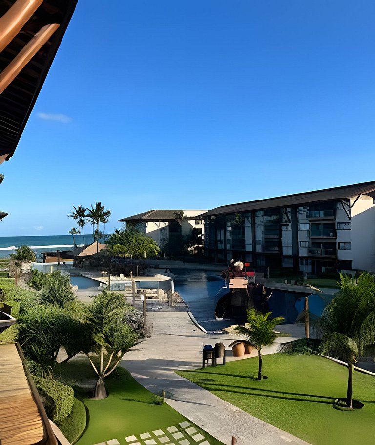Incrível Resort luxuoso Polinésia Muro Alto