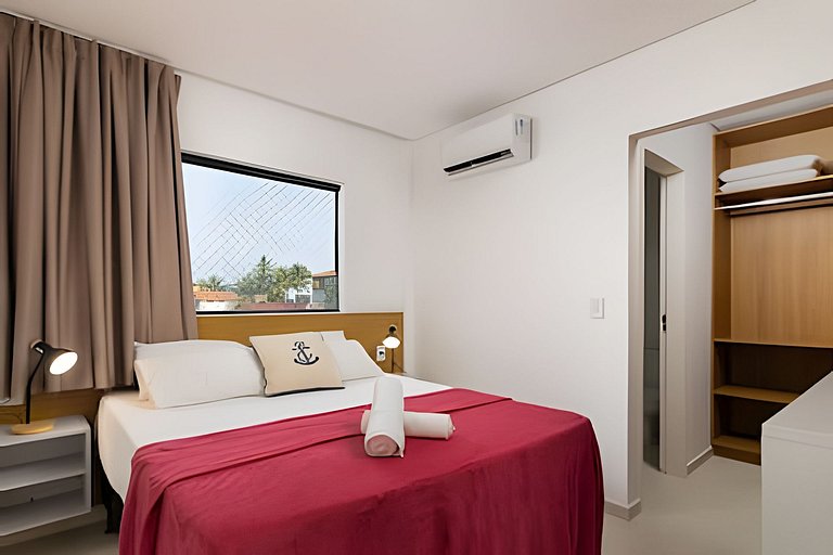 Lindo e Confortável Flat na Praia Tamandaré #201
