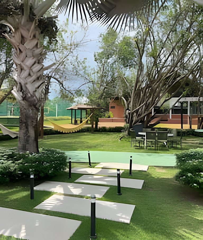 Casa 6 Suites p/ 20 - Sauna e Campo em Gravata