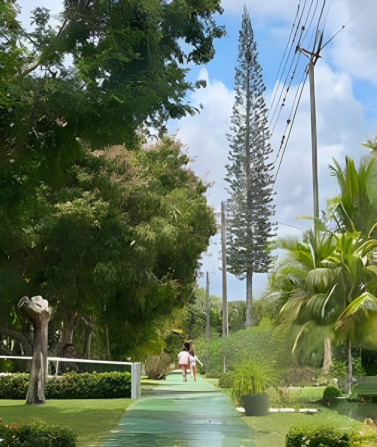 Casa 6 Suites p/ 20 - Sauna e Campo em Gravata