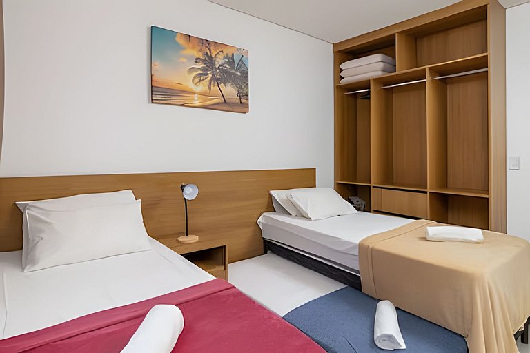 Lindo e Confortável Flat na Praia Tamandaré #301