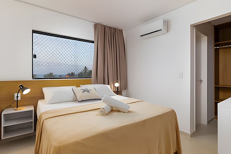 Lindo e Confortável Flat na Praia Tamandaré #301