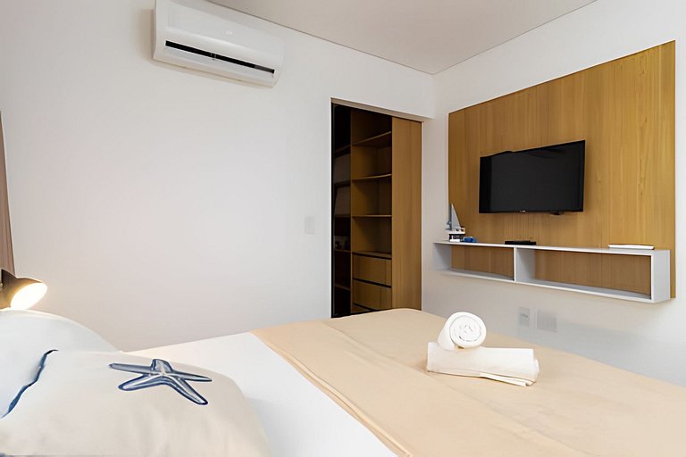 Lindo e Confortável Flat na Praia Tamandaré #301