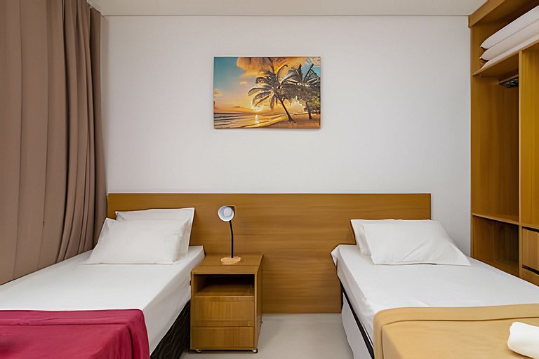 Lindo e Confortável Flat na Praia Tamandaré #301