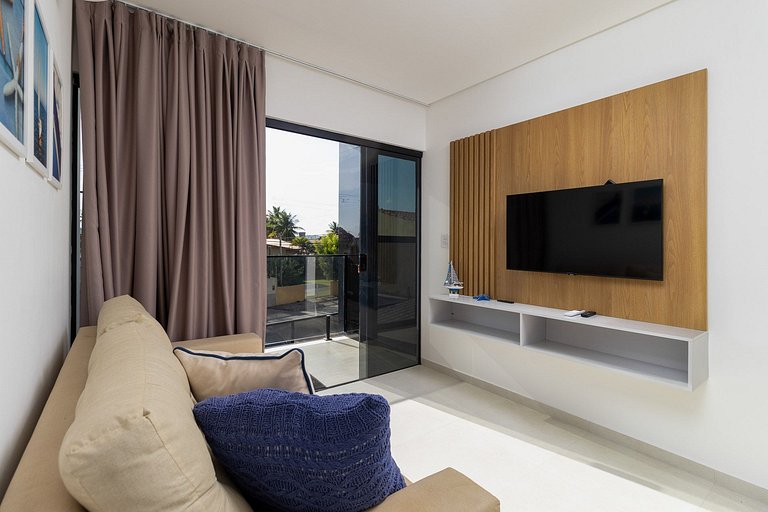 Flat lindo e aconchegante na Praia de Tamandaré, unidade 101