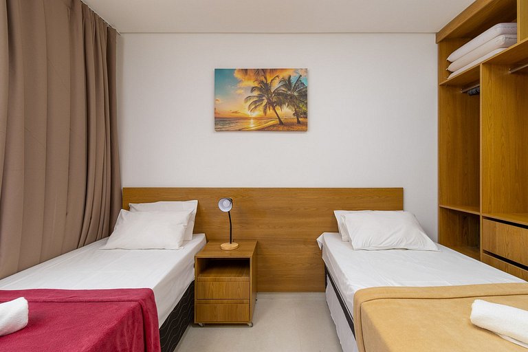 Lindo e Confortável Flat na Praia Tamandaré #101