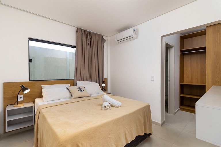 Flat lindo e aconchegante na Praia de Tamandaré, unidade 101