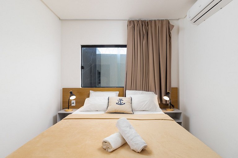 Flat lindo e aconchegante na Praia de Tamandaré, unidade 101