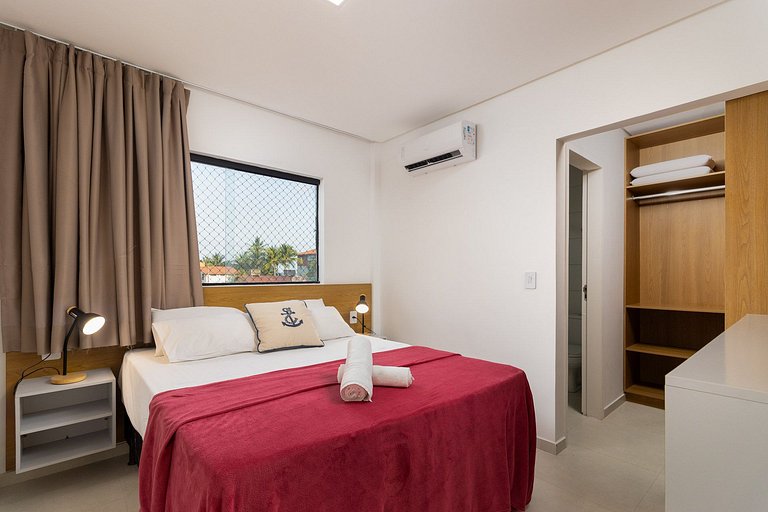 Lindo e Confortável Flat na Praia Tamandaré #201