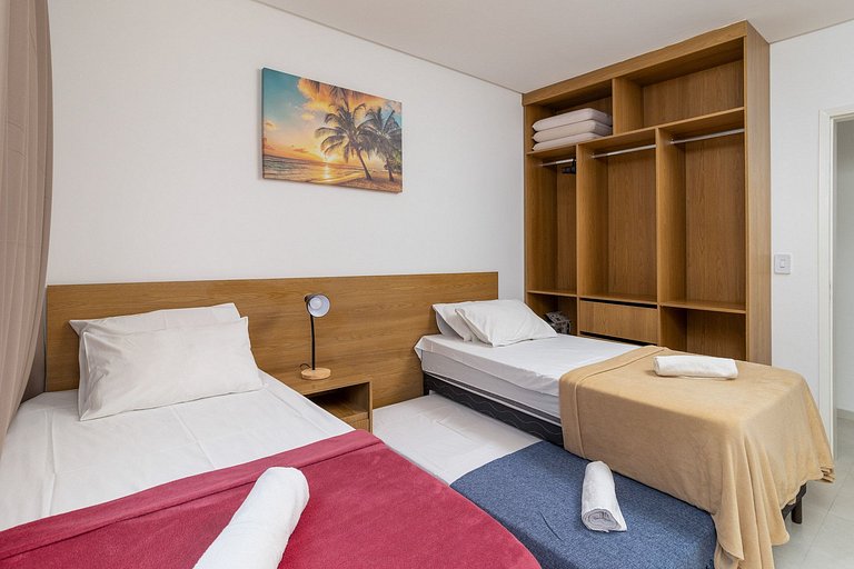 Lindo e Confortável Flat na Praia Tamandaré #301
