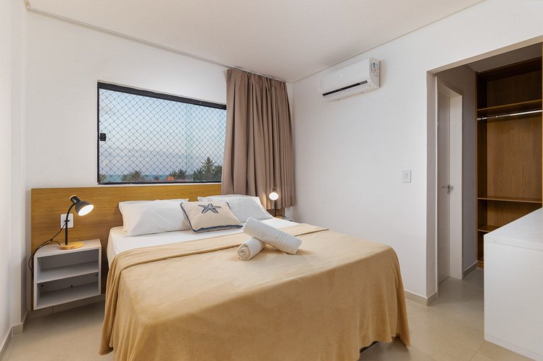 Lindo e Confortável Flat na Praia Tamandaré #301