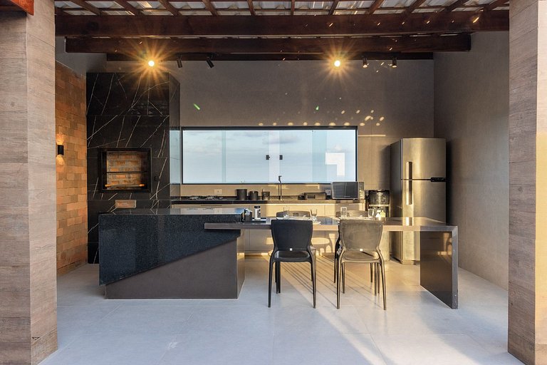 Jacuzzi 360° Rooftop Vista Mar Perto de Carneiros