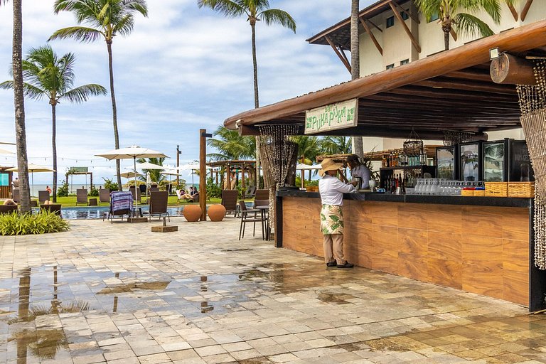 Incrível Resort luxuoso Polinésia Muro Alto