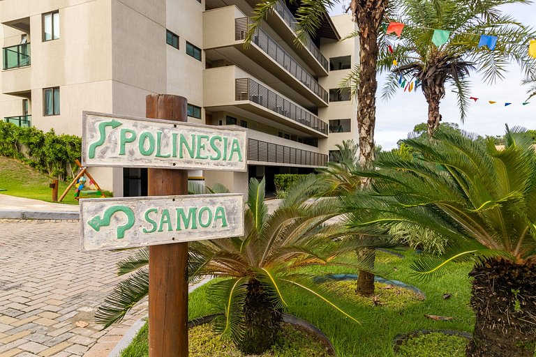 Incrível Resort luxuoso Polinésia Muro Alto