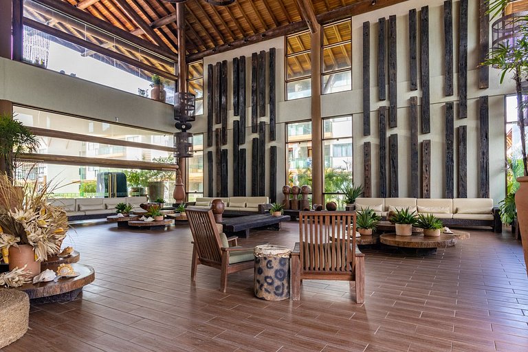 Incrível Resort luxuoso Polinésia Muro Alto