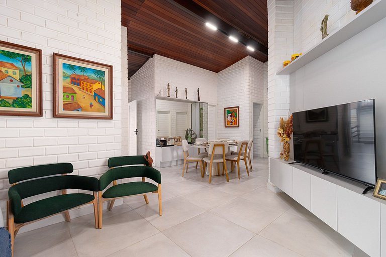 Casa 6 Suites p/ 20 - Sauna e Campo em Gravata