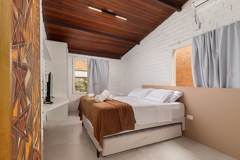 Casa 6 Suites p/ 20 - Sauna e Campo em Gravata