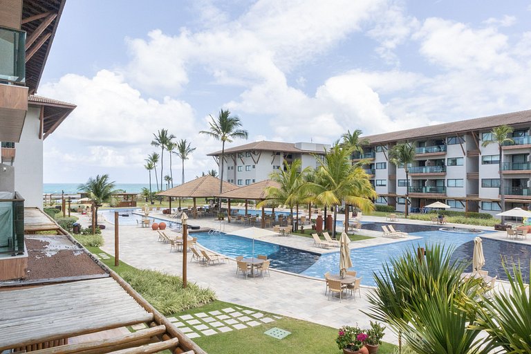 Luxuoso Flat Resort La Fleur Polinésia Muro Alto
