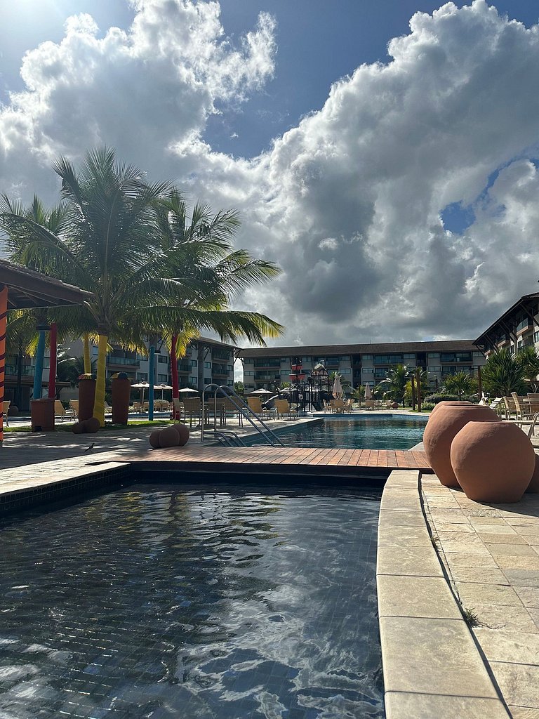 Luxuoso Flat Resort La Fleur Polinésia Muro Alto