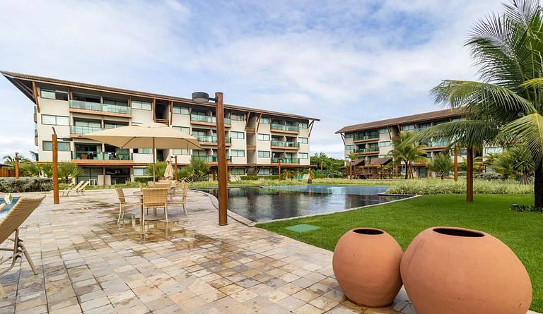 Luxuoso Flat Resort La Fleur Polinésia Muro Alto
