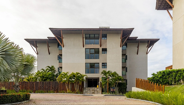 Luxuoso Flat Resort La Fleur Polinésia Muro Alto