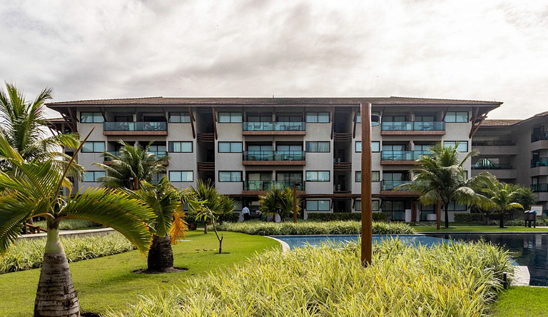 Luxuoso Flat Resort La Fleur Polinésia Muro Alto
