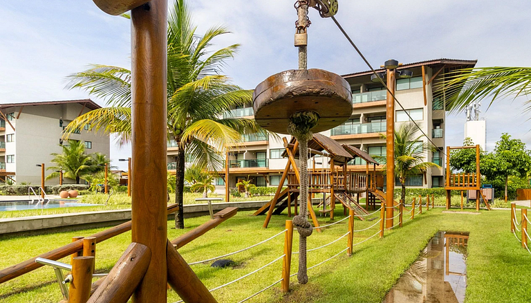 Luxuoso Flat Resort La Fleur Polinésia Muro Alto