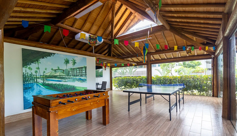 Luxuoso Flat Resort La Fleur Polinésia Muro Alto