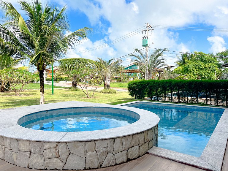 Luxo em Muro Alto - 6 suítes com piscina e jacuzzi