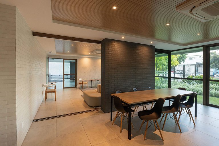 Flat ao lado do Riomar Shopping | Luxo em Recife