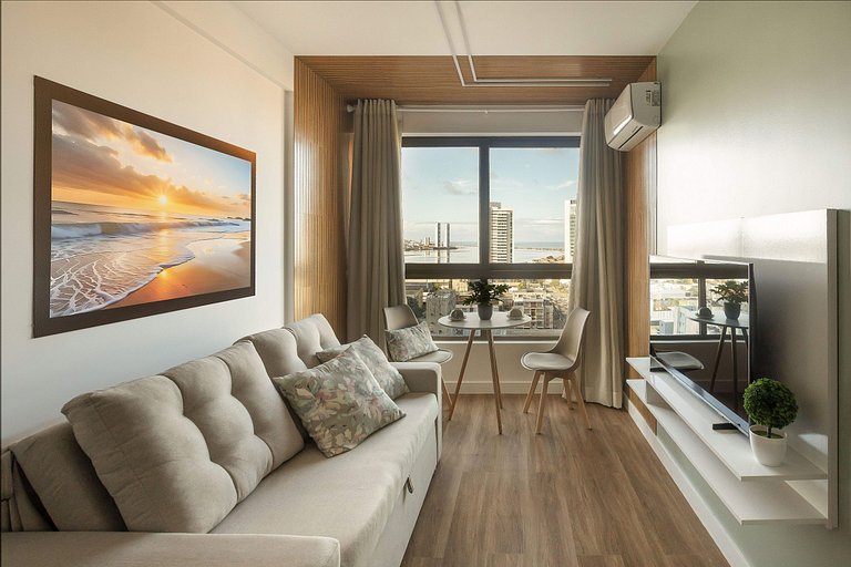 Flat ao lado do Riomar Shopping | Luxo em Recife