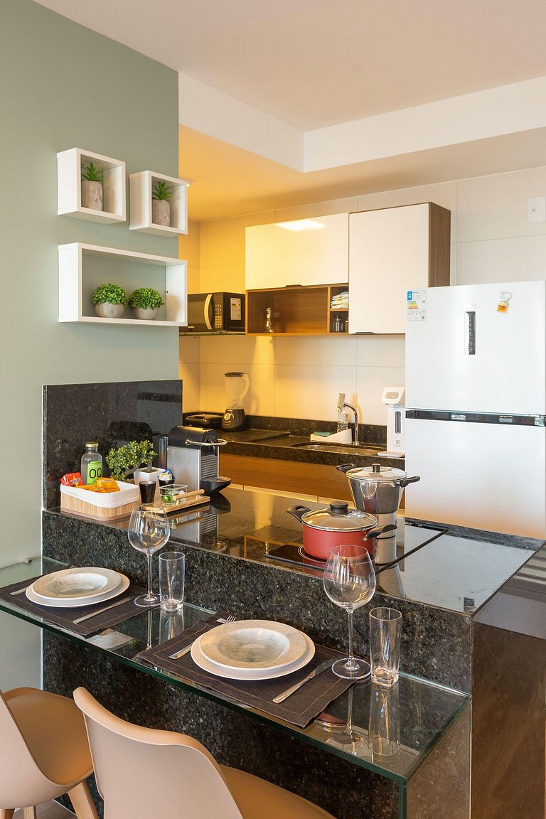 Flat ao lado do Riomar Shopping | Luxo em Recife