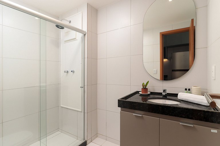 Flat Completo Varanda no Resort Malia - Muro Alto