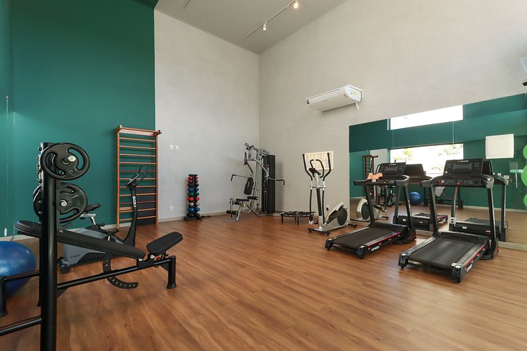 Flat Completo Varanda no Resort Malia - Muro Alto