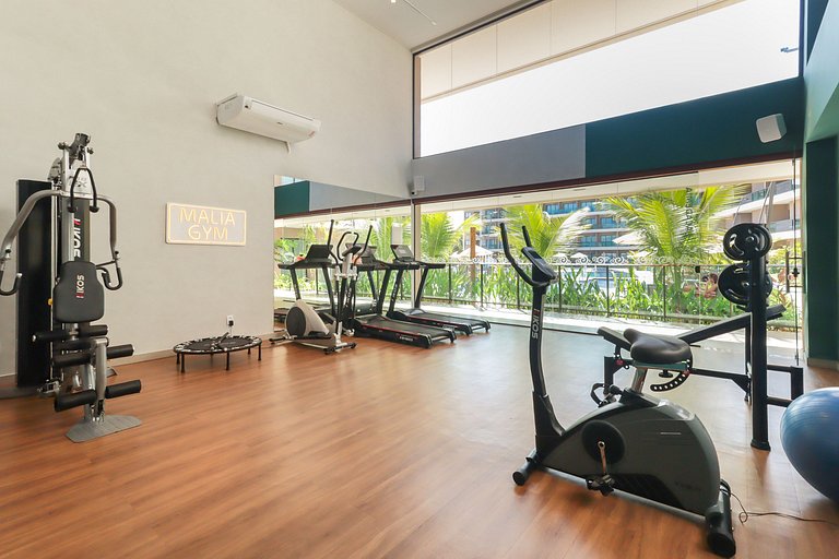 Flat Completo Varanda no Resort Malia - Muro Alto