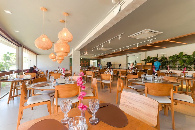 Flat Completo Varanda no Resort Malia - Muro Alto