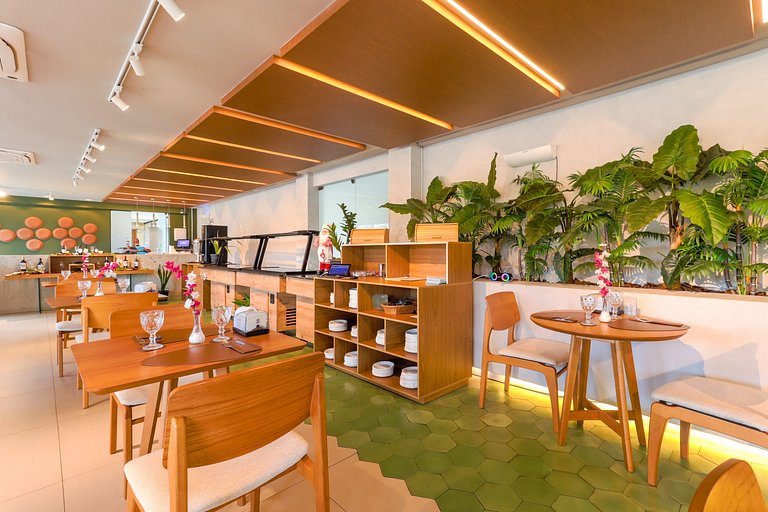 Flat Completo Varanda no Resort Malia - Muro Alto