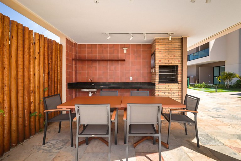 Flat Completo Varanda no Resort Malia - Muro Alto