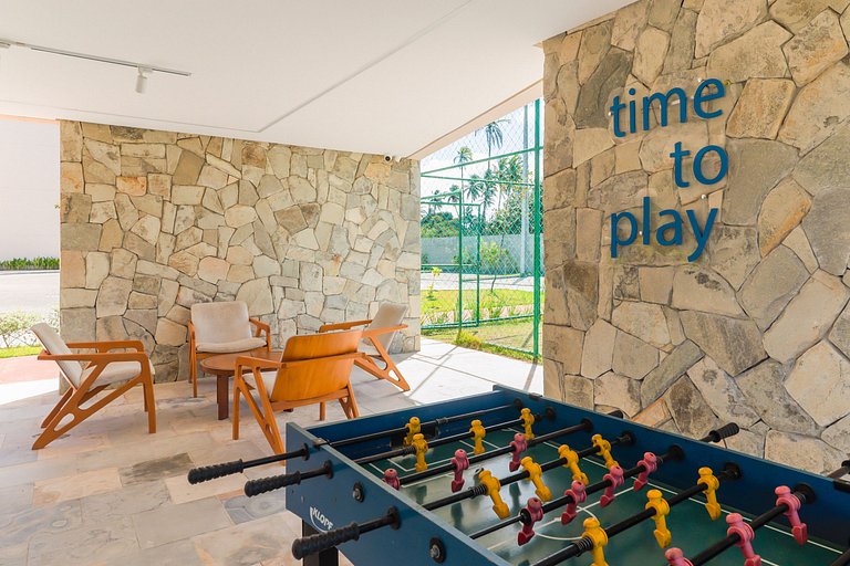 Flat Completo Varanda no Resort Malia - Muro Alto