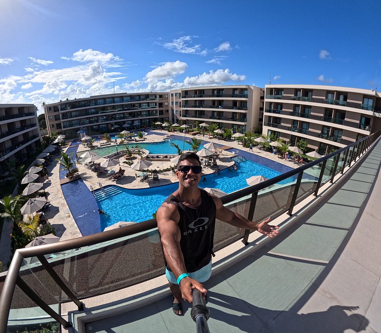 Melhor e luxuoso flat Malia Muro Alto 14A