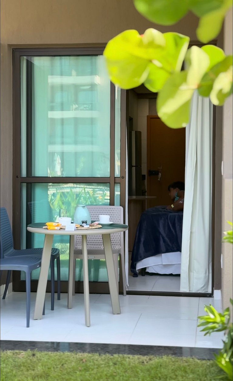 Flat Completo Varanda no Resort Malia - Muro Alto