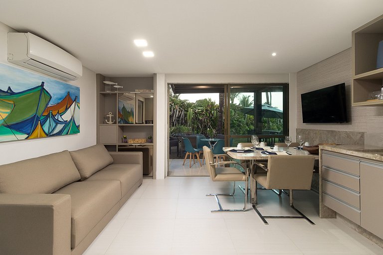 Bangalô Pé na Areia em Resort Muro Alto