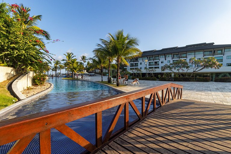 Bangalô Pé na Areia em Resort Muro Alto