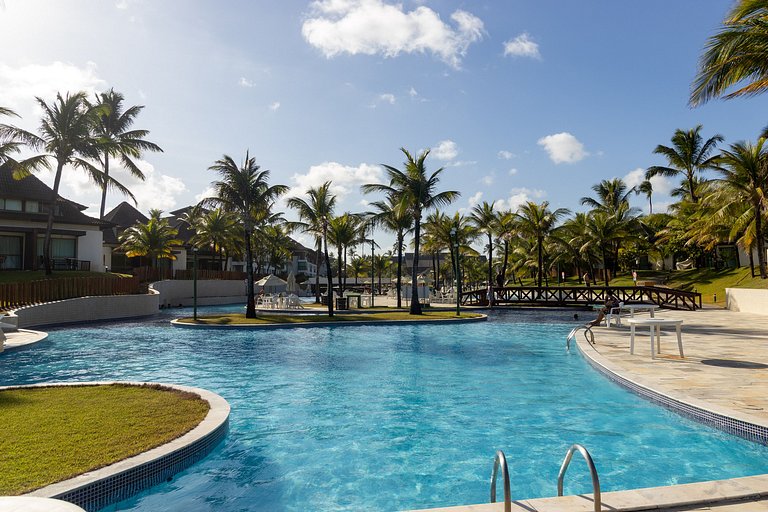 Bangalô Pé na Areia em Resort Muro Alto