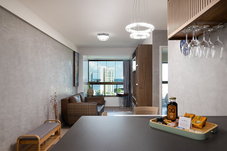 Flat 2 quartos Recife Luxo e Conforto