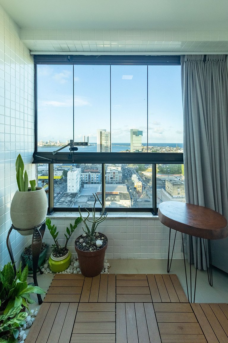 Flat 2 quartos Recife Luxo e Conforto