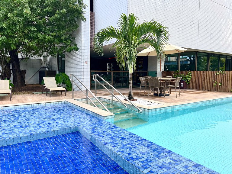 Flat 2 quartos Recife Luxo e Conforto