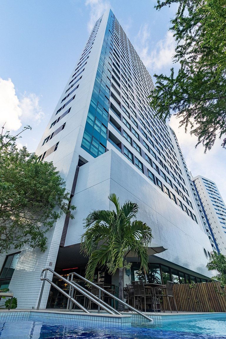 Flat 2 quartos Recife Luxo e Conforto