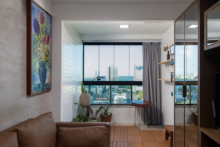 Flat 2 quartos Recife Luxo e Conforto