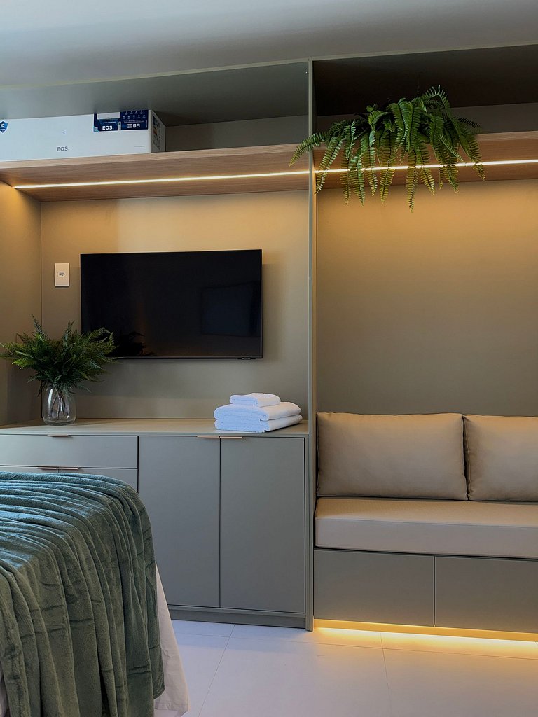 Studio Premium em Boa Viagem | 10 min do Aeroporto